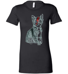 David Bowie Ziggy Stardust Cat Men's T-Shirt  - TDL-APPAREL