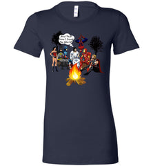 Jesus Superheroes Campfire T Shirt How I Saved The World  - TDL-APPAREL