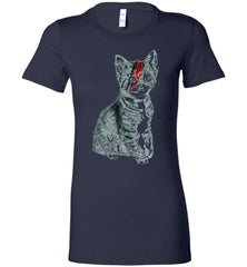 David Bowie Ziggy Stardust Cat Men's T-Shirt  - TDL-APPAREL