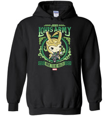 Funko Men's Pop Hoodie  Marvel - Loki's Army Poster  - TDL-APPAREL
