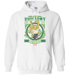 Funko Men's Pop Hoodie  Marvel - Loki's Army Poster  - TDL-APPAREL