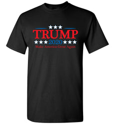 Trump 2020 Make American Great Again Wall Novelty Graphic Funny T Shirt