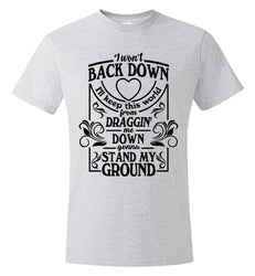 Tom Petty Inspired Won't Back Down Tribute T Shirt