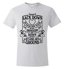 Tom Petty Inspired Won't Back Down Tribute T Shirt  - TDL-APPAREL