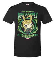 Funko Men's Pop T-Shirts: Marvel - Loki's Army Poster  - TDL-APPAREL