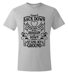 Tom Petty Inspired Won't Back Down Tribute T Shirt  - TDL-APPAREL