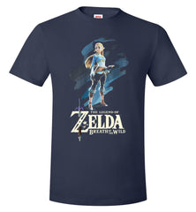Nintendo Men's Breath Of The Wild Zelda Paint T-Shirt  - TDL-APPAREL