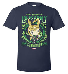 Funko Men's Pop T-Shirts: Marvel - Loki's Army Poster  - TDL-APPAREL