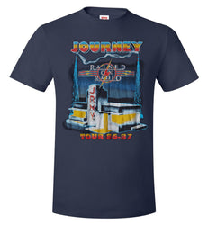 Journey Raised On Radio Mens T - Shirt
