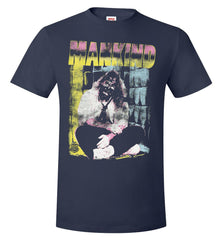 Mankind Mr Socko Mick Foley WWE Mens Black T-shirt  - TDL-APPAREL