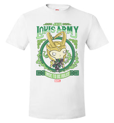 Funko Men's Pop T-Shirts: Marvel - Loki's Army Poster
