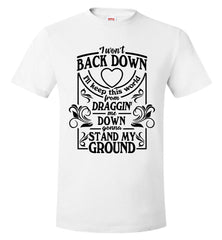 Tom Petty Inspired Won't Back Down Tribute T Shirt  - TDL-APPAREL