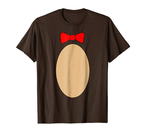 tdlapparel Teddy Bear Shirt | Trendy DIY Costume Cute Top Funny T shirt Short Sleeves Men / Brown / S T-Shirt - TDL-APPAREL