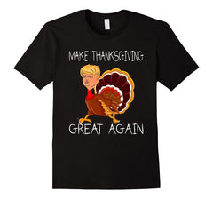 tdlapparel Funny Trumpkin Pie Make Thanksgiving Great Again Shirt Gift T-Shirt - TDL-APPAREL