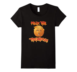 tdlapparel Funny Trump Halloween T-Shirt, Fear The Trumpkin
