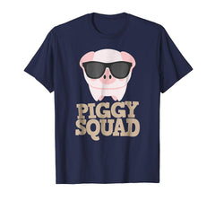 tdlapparel Pig Lover Gift Cute Pig Funny Piggy Squad Pajama T-Shirt T-Shirt - TDL-APPAREL