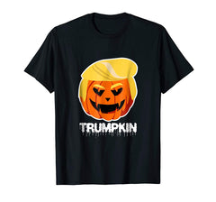 tdlapparel Funny Anti Trump Shirt Dump Donald Halloween Tshirt Trumpkin T-Shirt - TDL-APPAREL