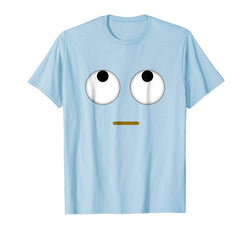 tdlapparel Halloween Eyes Emoji TShirt Costume for Rolling Eyes Emoiji