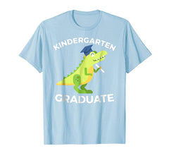 tdlapparel Kindergarten Graduation Dinosaur T-Shirt T-Shirt - TDL-APPAREL