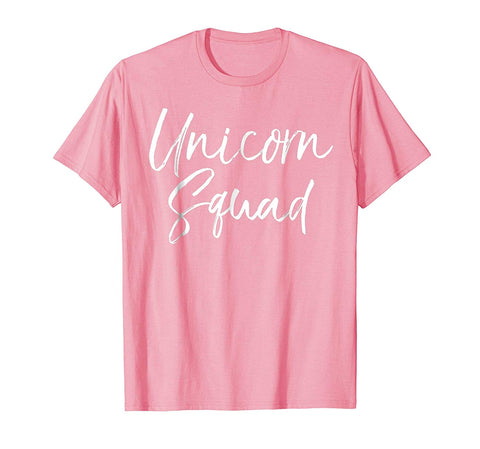 tdlapparel Unicorn Squad Shirt Cute Magical Tee Short Sleeves Men / Pink / S T-Shirt - TDL-APPAREL