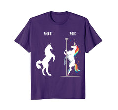tdlapparel Unicorn pole dance you me funny t Shirt Hip Hop magic Sqaud T-Shirt - TDL-APPAREL