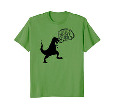 tdlapparel HELLO KINDERGARTEN Dinosaur First Day of School Shirt T-Shirt - TDL-APPAREL