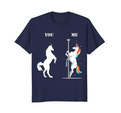 tdlapparel Unicorn pole dance you me funny t Shirt Hip Hop magic Sqaud T-Shirt - TDL-APPAREL