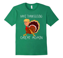 tdlapparel Funny Trumpkin Pie Make Thanksgiving Great Again Shirt Gift T-Shirt - TDL-APPAREL