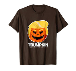 tdlapparel Funny Anti Trump Shirt Dump Donald Halloween Tshirt Trumpkin
