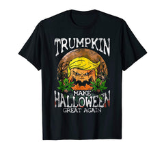 tdlapparel Trumpkin Shirt Make Halloween Great Again Trump T-Shirt Gift T-Shirt - TDL-APPAREL