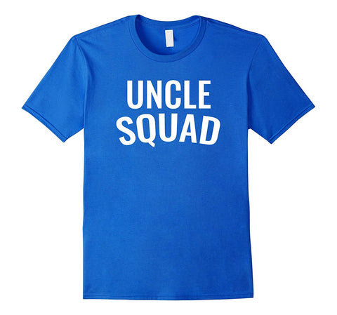 tdlapparel Men's Uncle Squad - Uncle Team T Shirt Short Sleeves Men / Royal Blue / S T-Shirt - TDL-APPAREL
