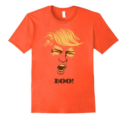 tdlapparel Funny Halloween Trumpkin BOO! Donald Trump Pumpkin T Shirt