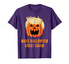 tdlapparel Make Halloween Great Again Funny Trumpkin T-Shirt T-Shirt - TDL-APPAREL