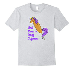 tdlapparel Unicorn Corndog Squad T-shirt ~ Funny Word Smashup Parody