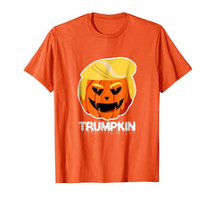 tdlapparel Funny Anti Trump Shirt Dump Donald Halloween Tshirt Trumpkin T-Shirt - TDL-APPAREL
