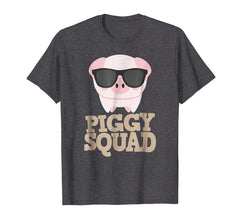 tdlapparel Pig Lover Gift Cute Pig Funny Piggy Squad Pajama T-Shirt T-Shirt - TDL-APPAREL
