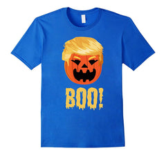 tdlapparel Funny Halloween Trumpkin BOO! Donald Trump Pumpkin T Shirt T-Shirt - TDL-APPAREL