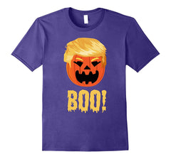 tdlapparel Funny Halloween Trumpkin BOO! Donald Trump Pumpkin T Shirt T-Shirt - TDL-APPAREL