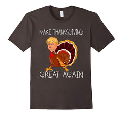 tdlapparel Funny Trumpkin Pie Make Thanksgiving Great Again Shirt Gift T-Shirt - TDL-APPAREL