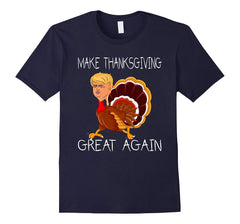 tdlapparel Funny Trumpkin Pie Make Thanksgiving Great Again Shirt Gift T-Shirt - TDL-APPAREL
