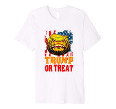 tdlapparel TRUMPKIN Shirt Evil Pumpkin Trump Costume Halloween Gift T-Shirt - TDL-APPAREL