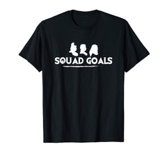 tdlapparel Funny Halloween Squad Goals T- Shirt T-Shirt - TDL-APPAREL
