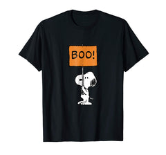 tdlapparel Peanuts Halloween Snoopy Boo! T-Shirt T-Shirt - TDL-APPAREL