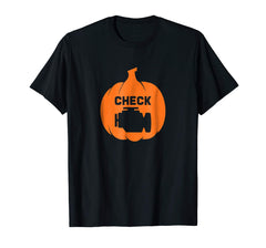 tdlapparel Halloween Check Engine Light Funny Jeep Shirt T-Shirt - TDL-APPAREL