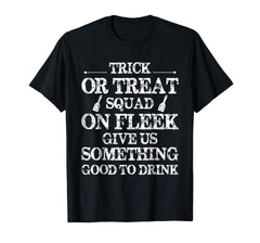 tdlapparel Halloween T-shirt Trick or Treat Squad On Fleek Tee T-Shirt - TDL-APPAREL