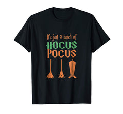 tdlapparel It's Just a Bunch of Hocus Pocus halloween shirt T-Shirt - TDL-APPAREL