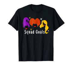 tdlapparel Squad Goals Witch Hocus Pocus Halloween Fall shirt T-Shirt - TDL-APPAREL