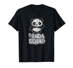 tdlapparel panda t shirt panda squad, funny panda t-shirt T-Shirt - TDL-APPAREL