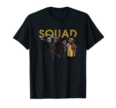 tdlapparel Squad Jason Michael Horror Squad Shirts Funny Halloween tees T-Shirt - TDL-APPAREL