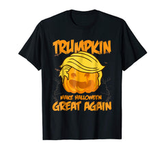 tdlapparel Trumpkin T-Shirt Make Halloween Great Again Gift Costume T-Shirt - TDL-APPAREL